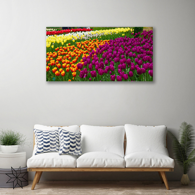 Canvas Kunstdruck Tulpen Pflanzen