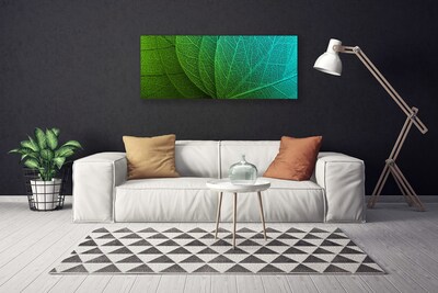 Canvas Kunstdruck Abstrakte Blätter Pflanzen
