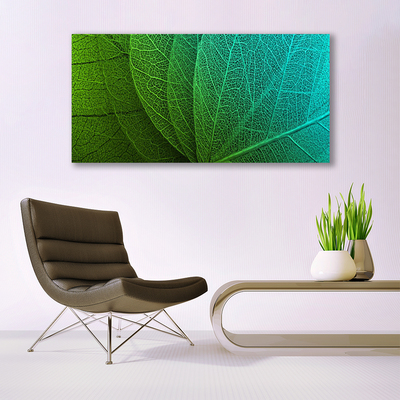 Canvas Kunstdruck Abstrakte Blätter Pflanzen