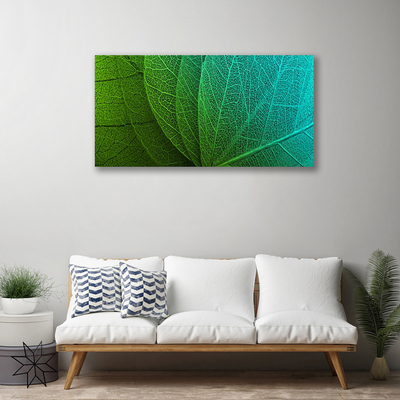 Canvas Kunstdruck Abstrakte Blätter Pflanzen