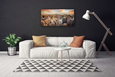 Canvas Kunstdruck Stadt Gebäude