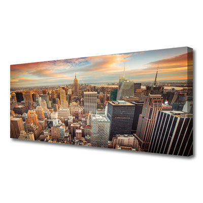 Canvas Kunstdruck Stadt Gebäude