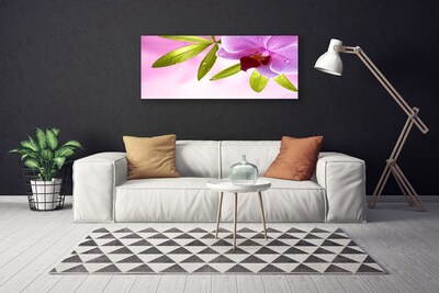 Canvas Kunstdruck Blume Blätter Pflanzen