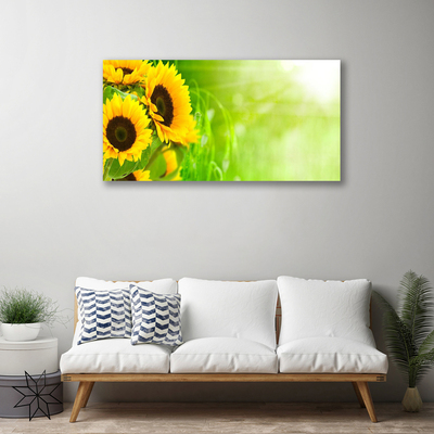 Canvas Kunstdruck Sonnenblumen Pflanzen