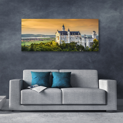 Canvas Kunstdruck Schloss Landschaft