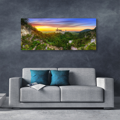 Canvas Kunstdruck Gebirge Landschaft