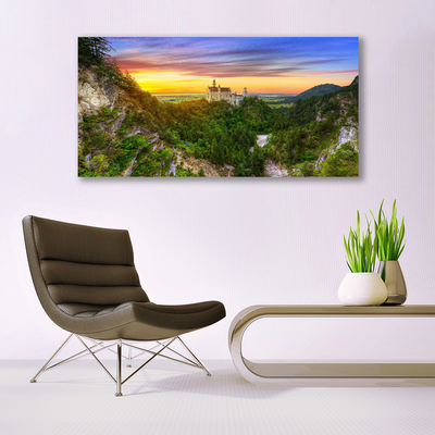 Canvas Kunstdruck Gebirge Landschaft