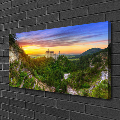 Canvas Kunstdruck Gebirge Landschaft