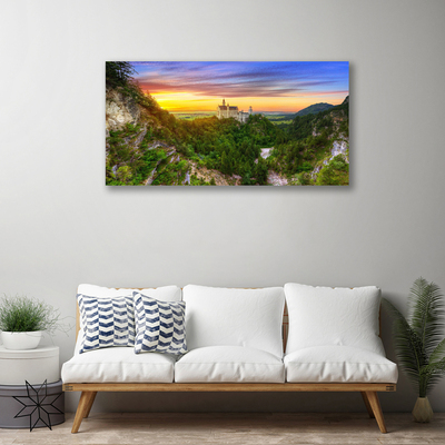 Canvas Kunstdruck Gebirge Landschaft