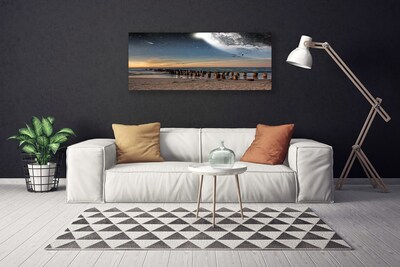 Canvas Kunstdruck Meer Strand Landschaft