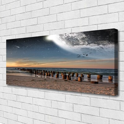 Canvas Kunstdruck Meer Strand Landschaft