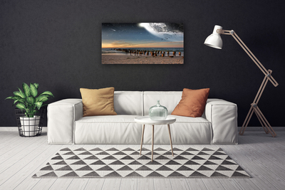 Canvas Kunstdruck Meer Strand Landschaft