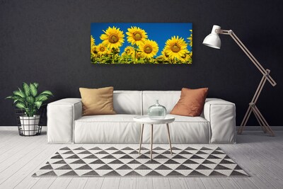 Canvas Kunstdruck Sonnenblumen Pflanzen