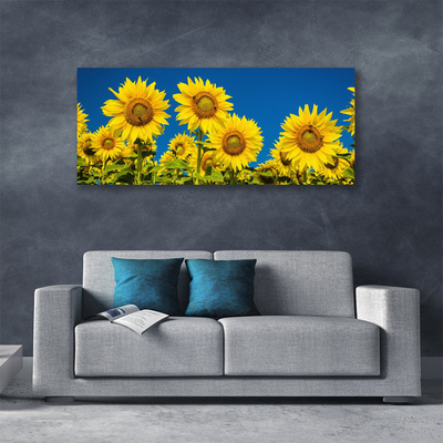 Canvas Kunstdruck Sonnenblumen Pflanzen