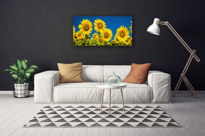 Canvas Kunstdruck Sonnenblumen Pflanzen