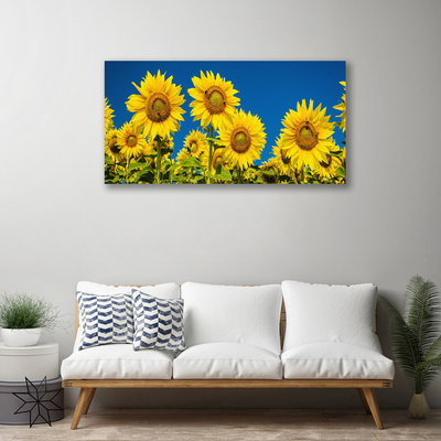 Canvas Kunstdruck Sonnenblumen Pflanzen