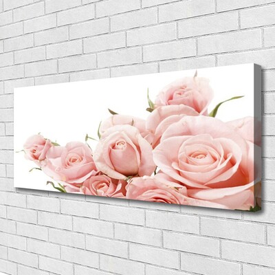 Canvas Kunstdruck Rosen Pflanzen