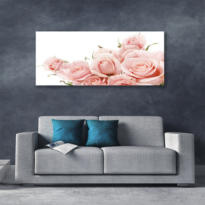 Canvas Kunstdruck Rosen Pflanzen