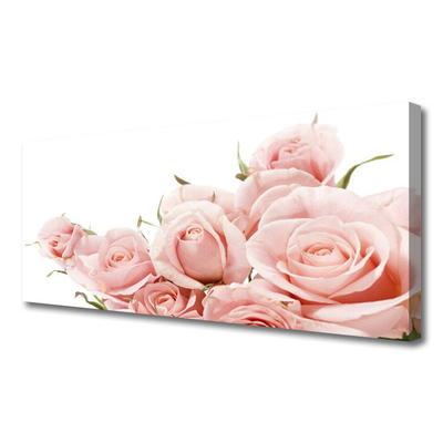 Canvas Kunstdruck Rosen Pflanzen