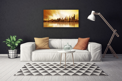 Canvas Kunstdruck Stadt Gebäude