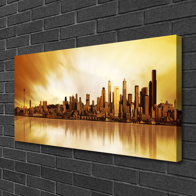 Canvas Kunstdruck Stadt Gebäude