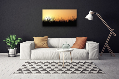 Canvas Kunstdruck Gras Natur