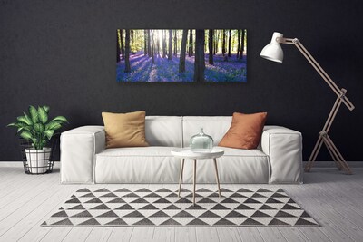 Canvas Kunstdruck Wald Natur