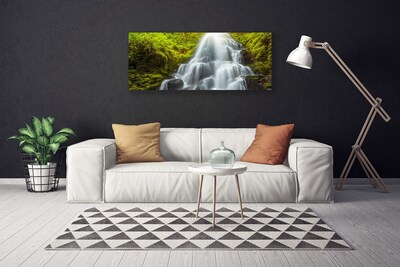 Canvas Kunstdruck Wasserfall Natur