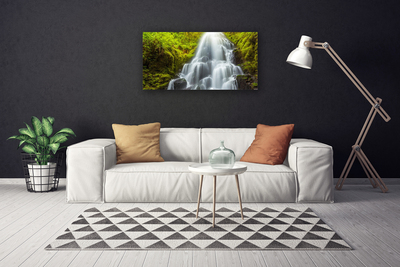 Canvas Kunstdruck Wasserfall Natur