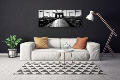 Canvas Kunstdruck Brücke Architektur