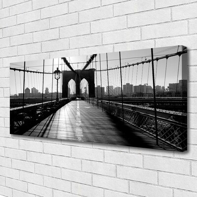 Canvas Kunstdruck Brücke Architektur