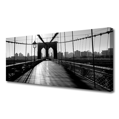 Canvas Kunstdruck Brücke Architektur
