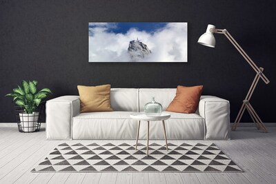 Canvas Kunstdruck Gebirge Wolken Landschaft