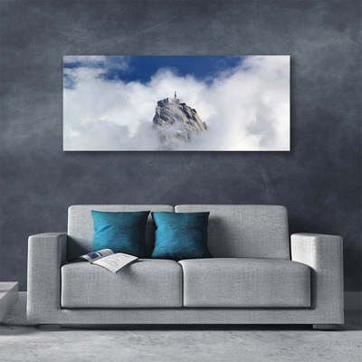 Canvas Kunstdruck Gebirge Wolken Landschaft