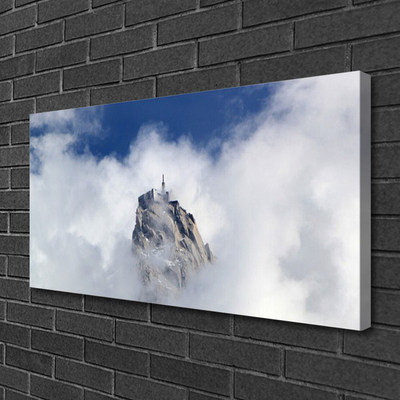 Canvas Kunstdruck Gebirge Wolken Landschaft