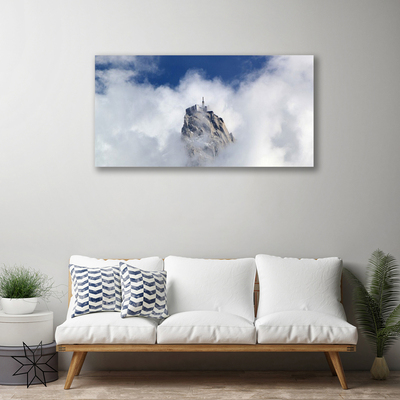 Canvas Kunstdruck Gebirge Wolken Landschaft