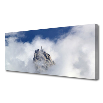 Canvas Kunstdruck Gebirge Wolken Landschaft