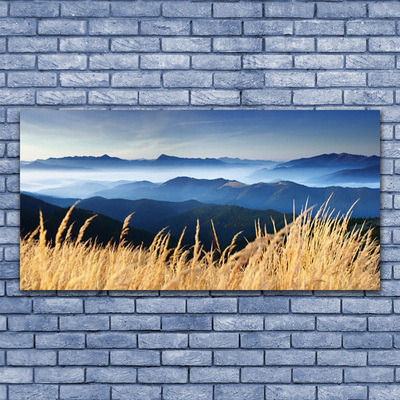 Canvas Kunstdruck Acker Landschaft