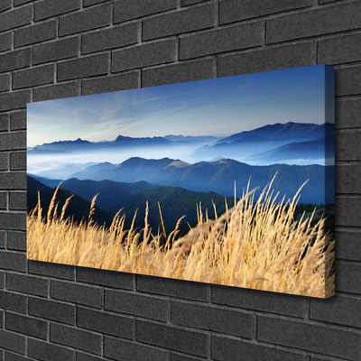 Canvas Kunstdruck Acker Landschaft