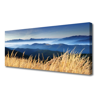 Canvas Kunstdruck Acker Landschaft