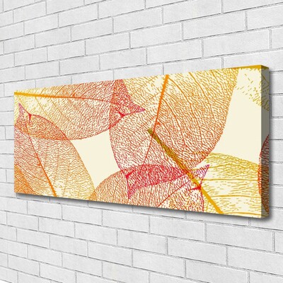 Canvas Kunstdruck Blätter Kunst