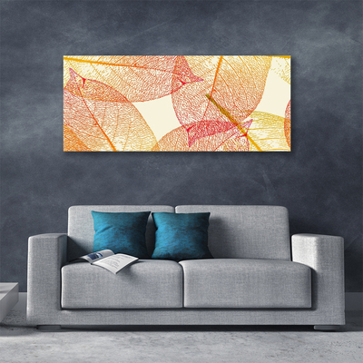 Canvas Kunstdruck Blätter Kunst