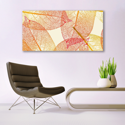 Canvas Kunstdruck Blätter Kunst