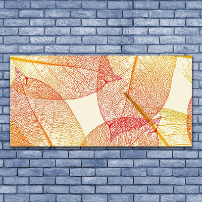 Canvas Kunstdruck Blätter Kunst