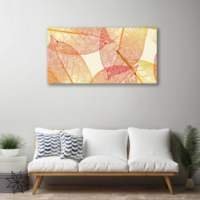 Canvas Kunstdruck Blätter Kunst