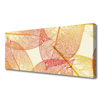 Canvas Kunstdruck Blätter Kunst