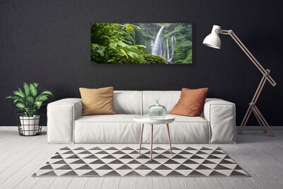 Canvas Kunstdruck Wasserfall Natur