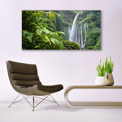 Canvas Kunstdruck Wasserfall Natur