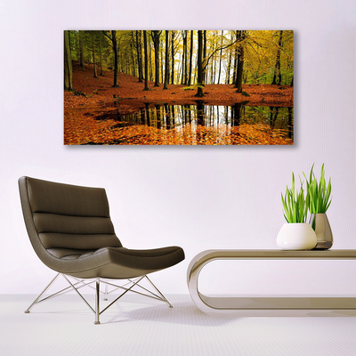 Canvas Kunstdruck Wald Natur