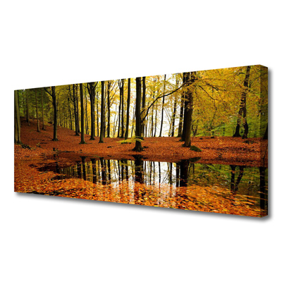 Canvas Kunstdruck Wald Natur